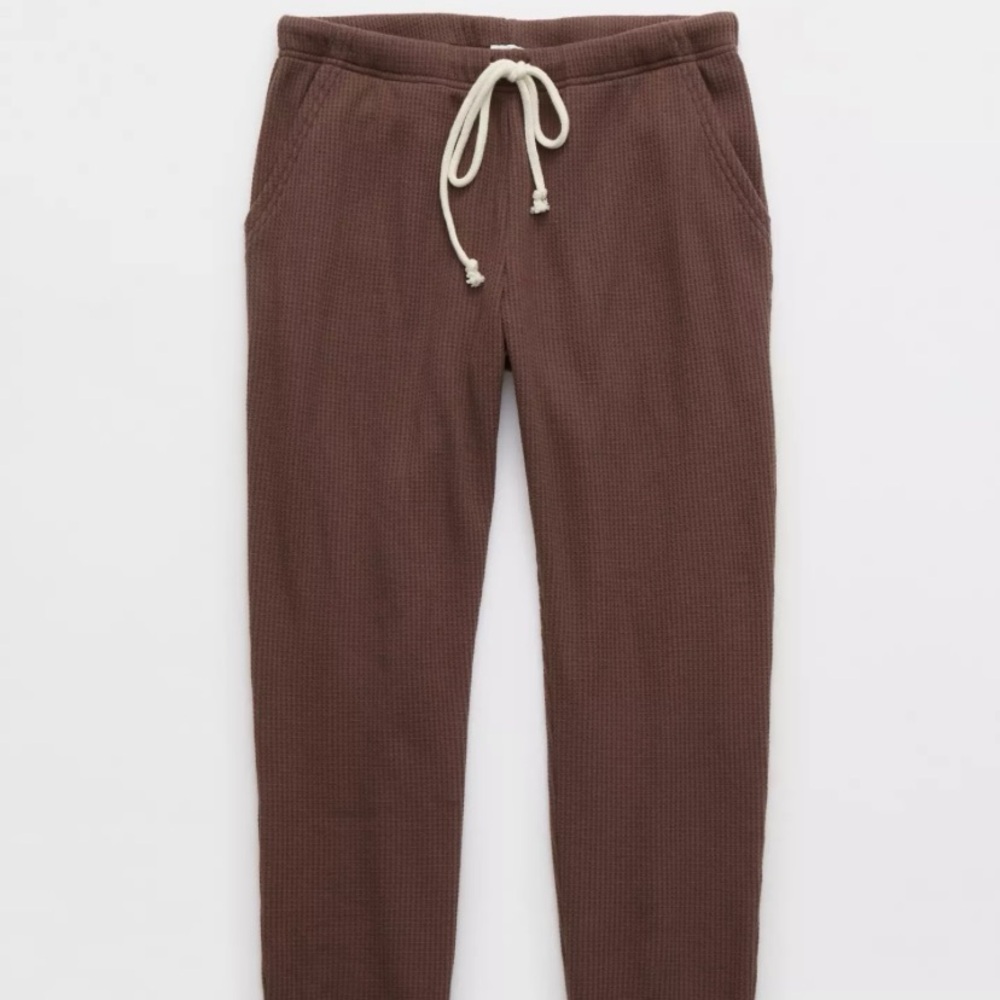 Aerie Women’s Brown Waffle Jogger